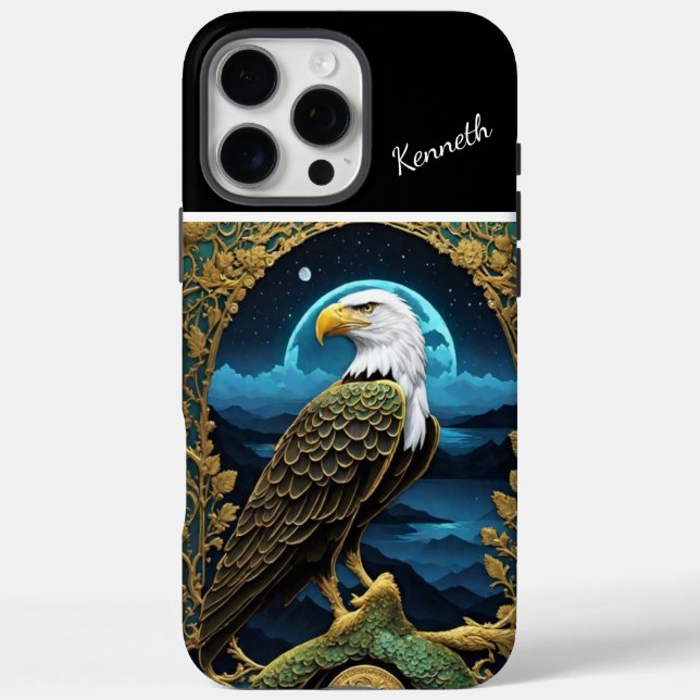 Eagle Eyes Fixed On The Ocean Below Case-Mate iPhone Case (Back)
