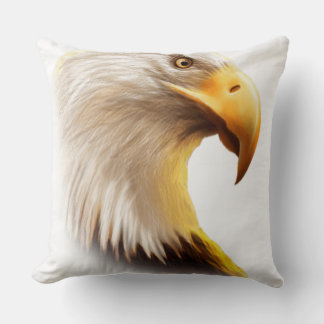 Eagle face cushion