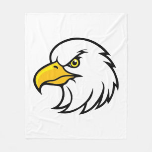 Eagle Face Fleece Blanket