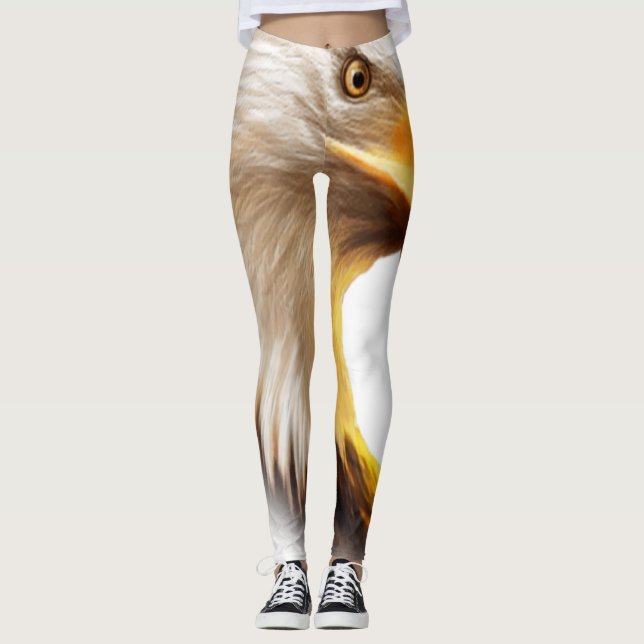 Eagle face  leggings (Front)