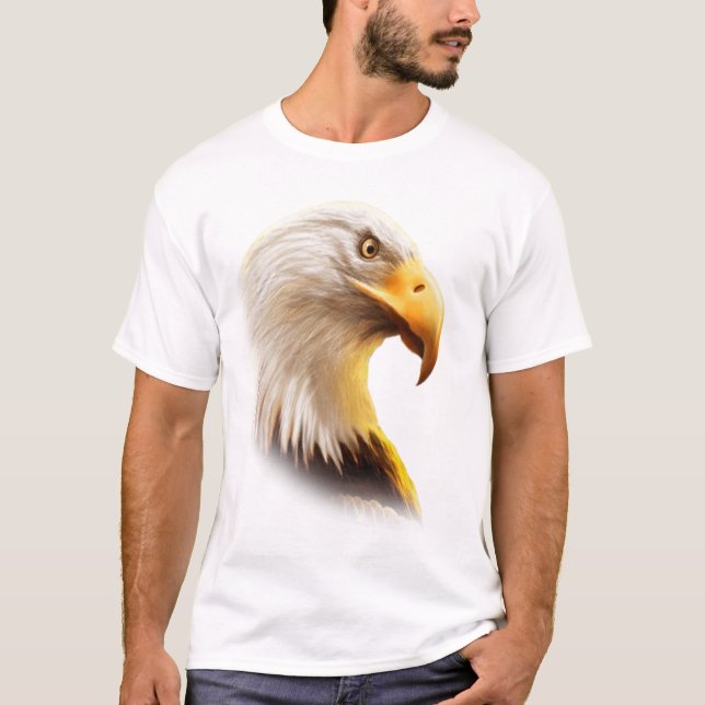 Eagle Face  T-Shirt (Front)