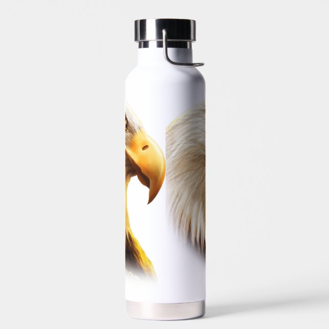 Eagle face  water bottle (Left)