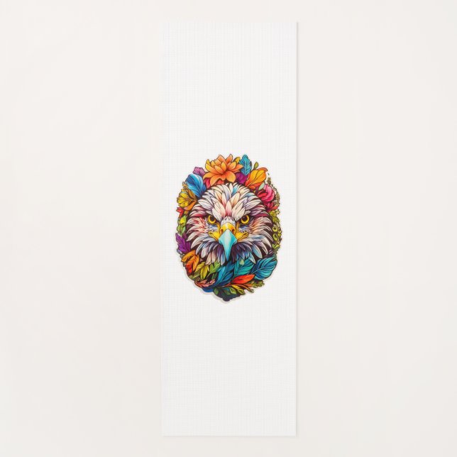 Eagle Face Yoga Mat (Front)