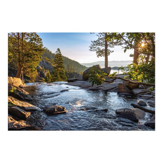 Eagle Falls Lake Tahoe Sunrise Photo Print (Front)