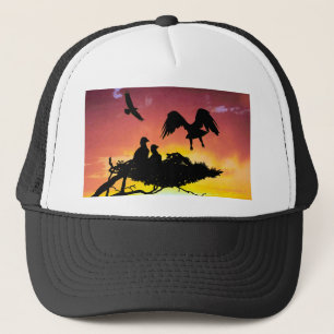 Eagle family trucker hat