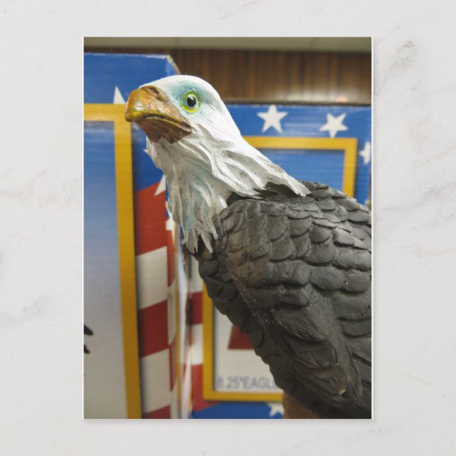 Eagle Figurine Postcard (Front)