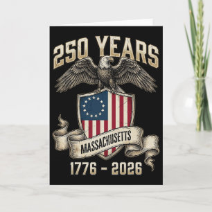 Eagle Flag 250 Years 1776-2026 250th Birthday Mach Card