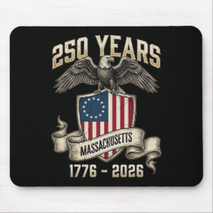Eagle Flag 250 Years 1776-2026 250th Birthday Mach Mouse Pad