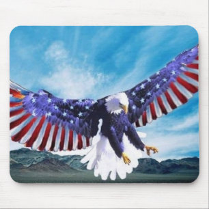 Eagle Flag Mouse Pad
