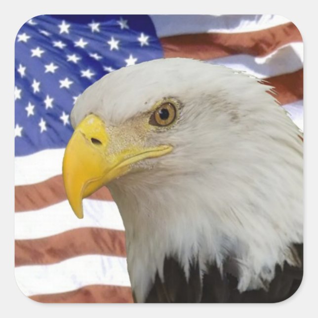Eagle flag sticker (Front)