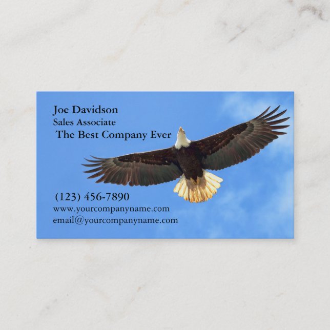 Eagle Flying Business Card (Front)