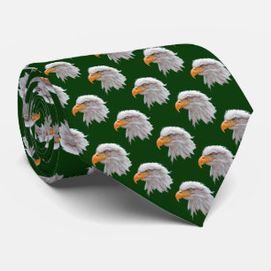 Eagle Frenzy Tie Double Sided (Dark Green)