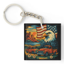 Eagle Glory Vintage Tee – Patriotic American Flag