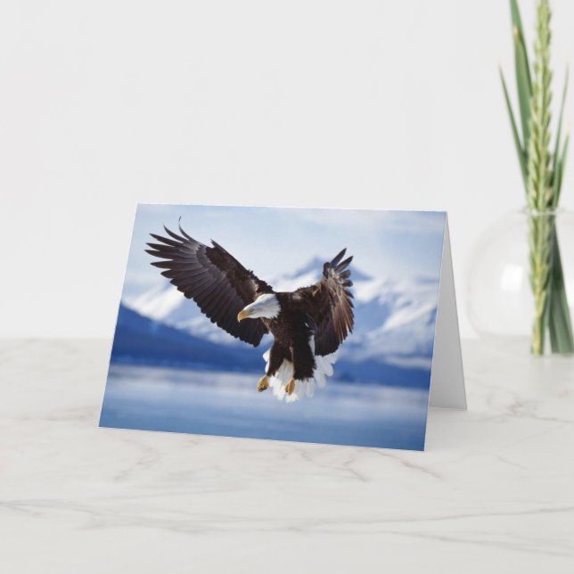 Eagle Greeting Card (Front)