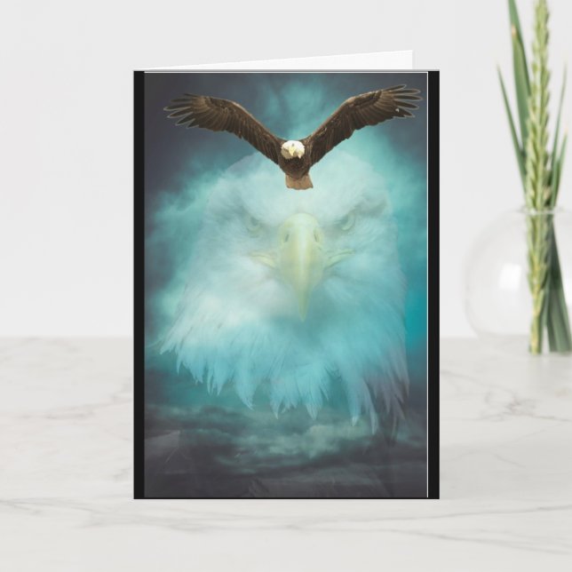 Eagle Happy Birthday Son Card (Front)