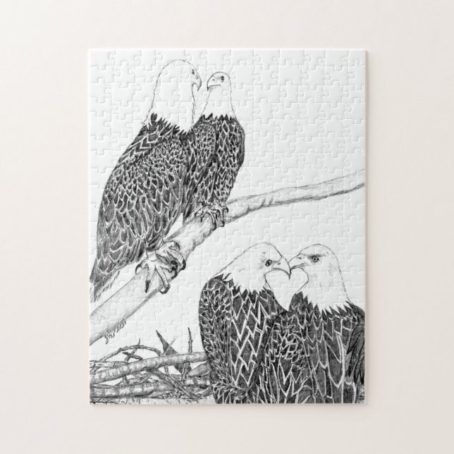 EAGLE HARRIET + M HOME STRONG THE LEGACY CONTINUES JIGSAW PUZZLE (Vertical)