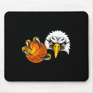 Eagle Hawk Basball Ball Bald Eagles Cartoon Mouse Pad