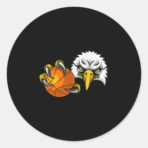 Eagle Hawk Sketll Ll Ld Eagles Cartoon Classic Round Sticker