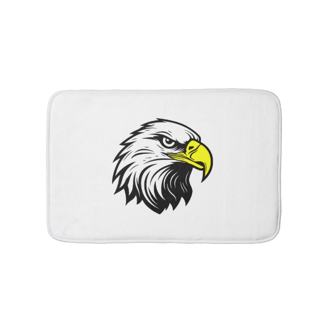 Eagle head  bath mat (Front)