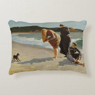Eagle Head, Manchester, Massachusetts by Homer Decorative Cushion