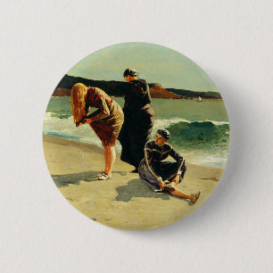 Eagle Head, Manchester, Massachusetts Fine Art  6 Cm Round Badge