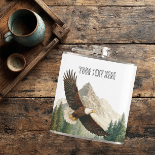 Eagle  hip flask