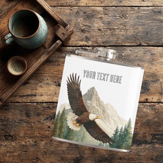 Eagle  hip flask (Soaring Eagle Collection)