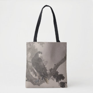 Eagle in a Tree by Watanabe Seitei Tote Bag