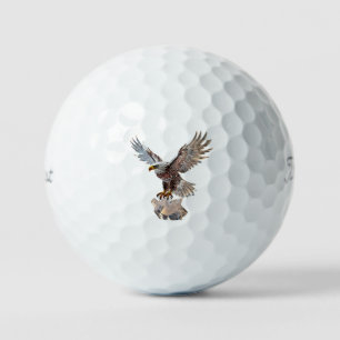 "Eagle in Flight Art" Golf Balls