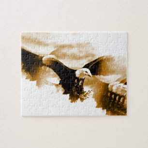 Eagle in Flight Jigsaw Puzzle
