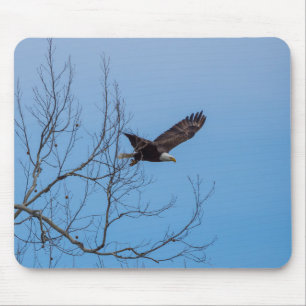 Eagle In Flight Mouse Pad