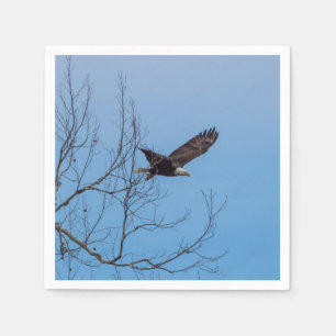 Eagle In Flight Napkin