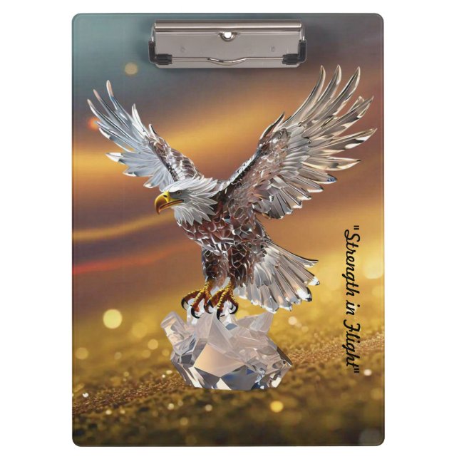 "Eagle in Glorious Flight" Clipboard (Front)