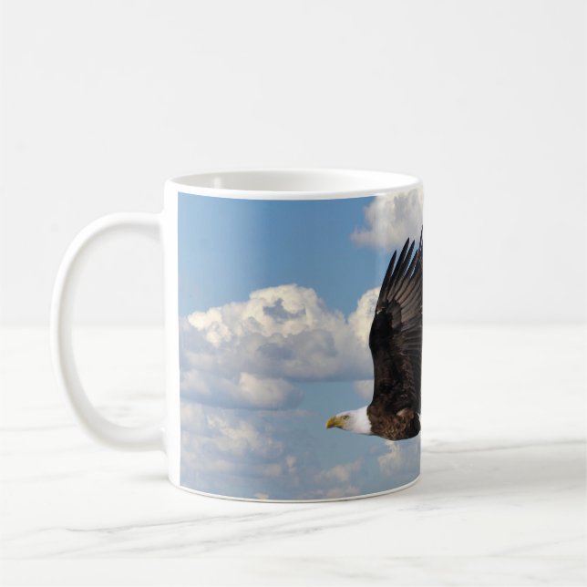 Eagle in the Sky Coffee Mug (Left)
