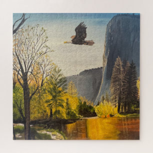 Eagle in Yosemite National Park, by Gary Poling Jigsaw Puzzle