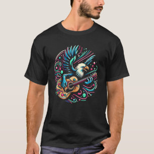 Eagle Jammin on Guitar T-Shirt