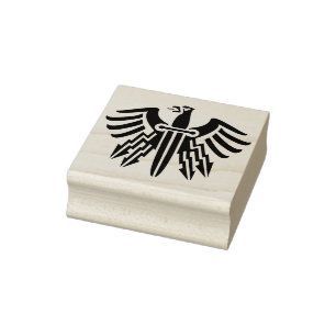eagle knife art stamp