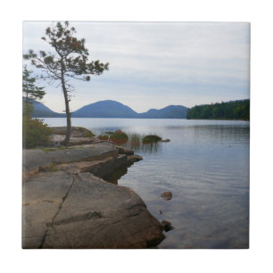 Eagle Lake at Acadia National Park Ceramic Tile