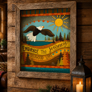 Eagle Lake Life Journey Deerwood Lake  Poster