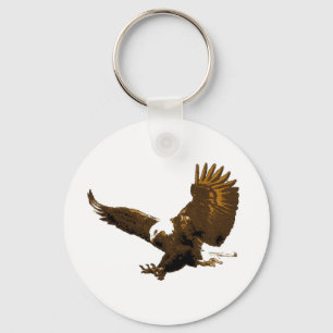 Eagle Landing Key Ring