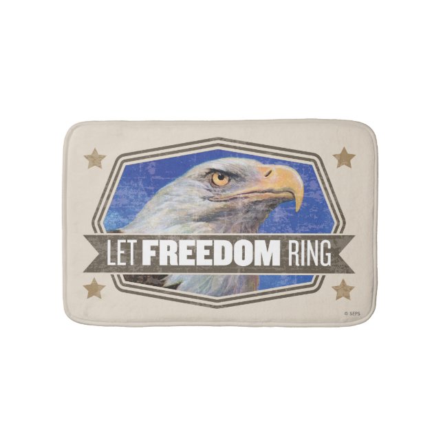 Eagle-Let Freedom Ring Bath Mat (Front)