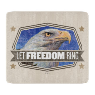 Eagle-Let Freedom Ring Cutting Board