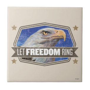 Eagle-Let Freedom Ring Tile