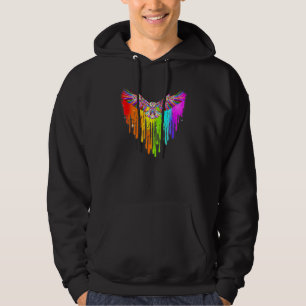 Eagle Lgbt Pride Colour Heart Gay Les Bisexual Les Hoodie