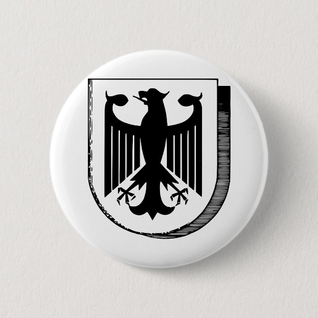 Eagle Logo 6 Cm Round Badge (Front)
