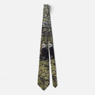 Eagle Lookout Painterly Neck Tie