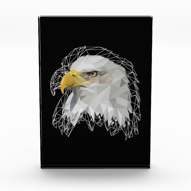 Eagle Lowpoly Photo Block (Front)