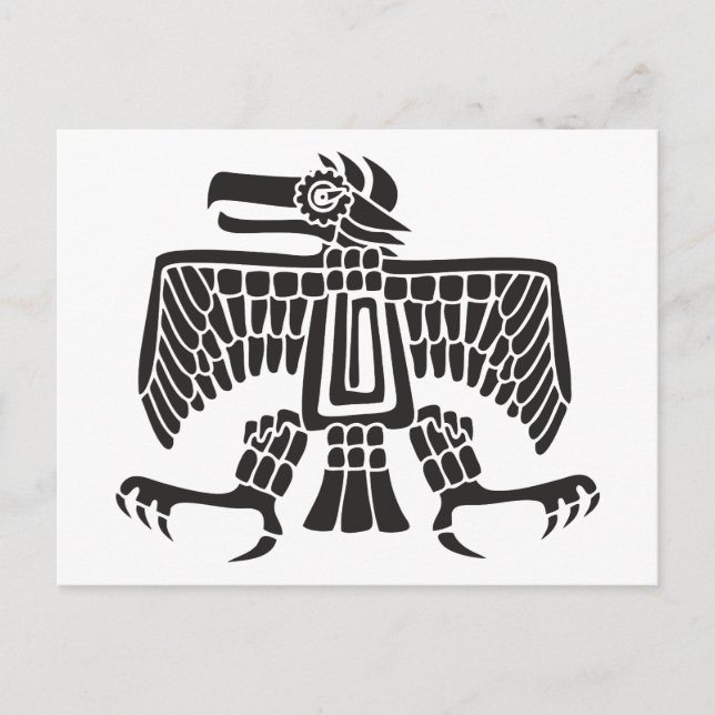 Eagle, Mexican hieroglyph(Maya) Postcard (Front)