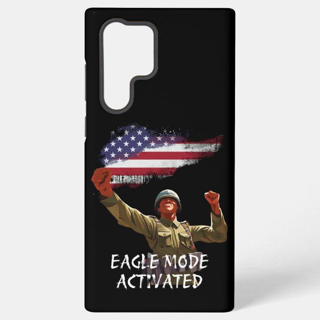 Eagle Mode Activated Samsung Galaxy S22 Ultra Case (Back)