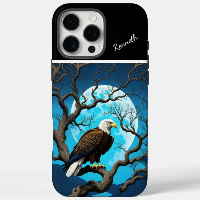 Eagle Moonlit Watch Case-Mate iPhone Case (Back)